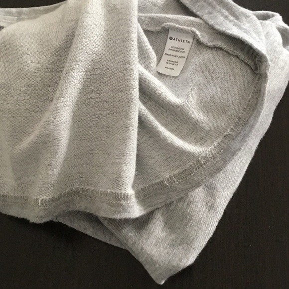 Athleta Light Gray Long XSmall Top - Picture 10 of 11